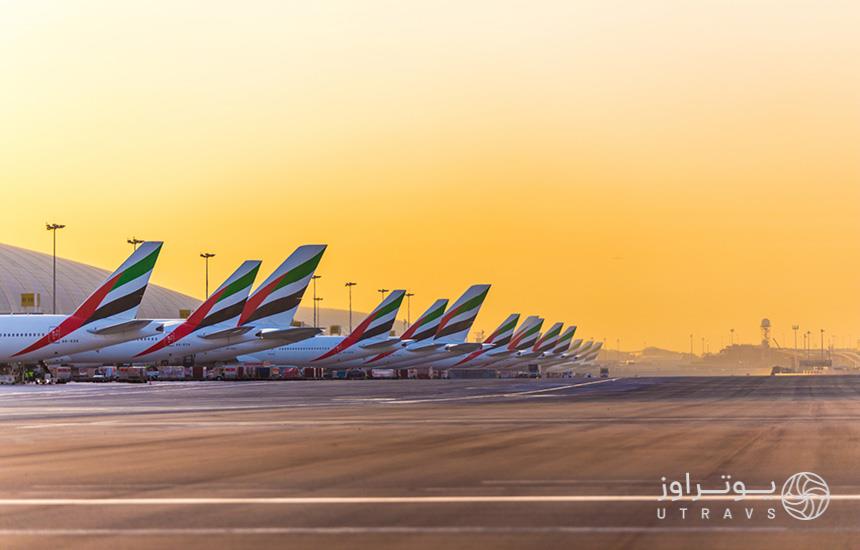 سوار شدن به هواپیما در دبی